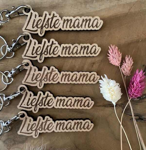 Sleutelhanger 'Liefste mama'